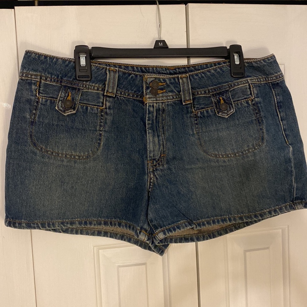American Eagle OutfitterJean Shorts-Size 14-Dark Blue